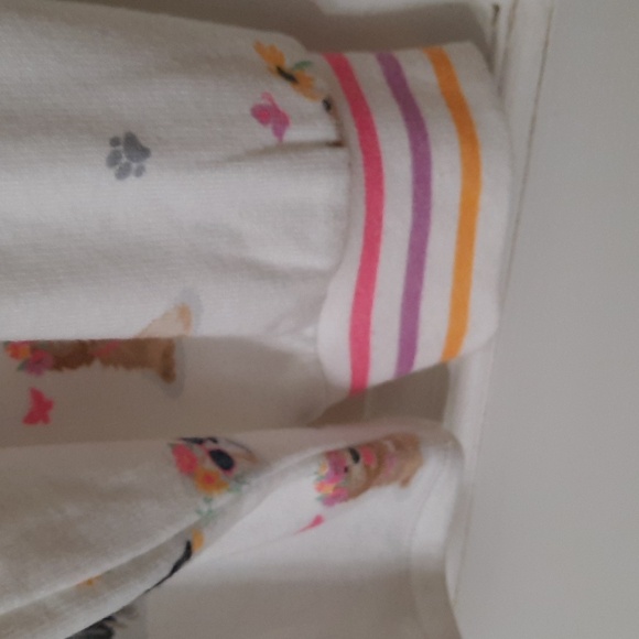 NWT P.J.SALVAGE IVORY DOG/FLOWERS PRINT PAJAMA TOP SZ 2X - Picture 8 of 15